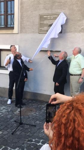 Inauguração Placa Rua Židovská, 1