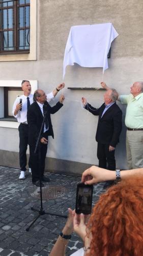 Inauguração Placa Rua Židovská, 1